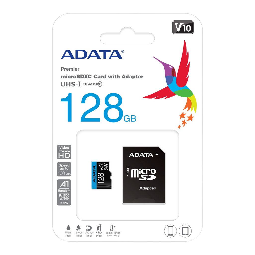 Memoria Micro SD UHS-I Clase 10 128 Gb Adata