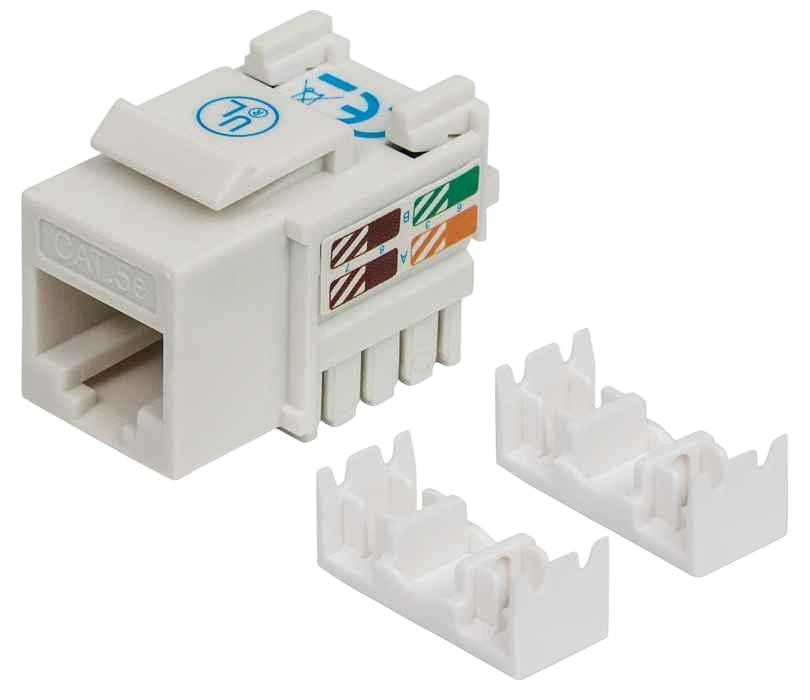 Jack RJ45 CAT5e Keystone Impacto Blanco Intellinet