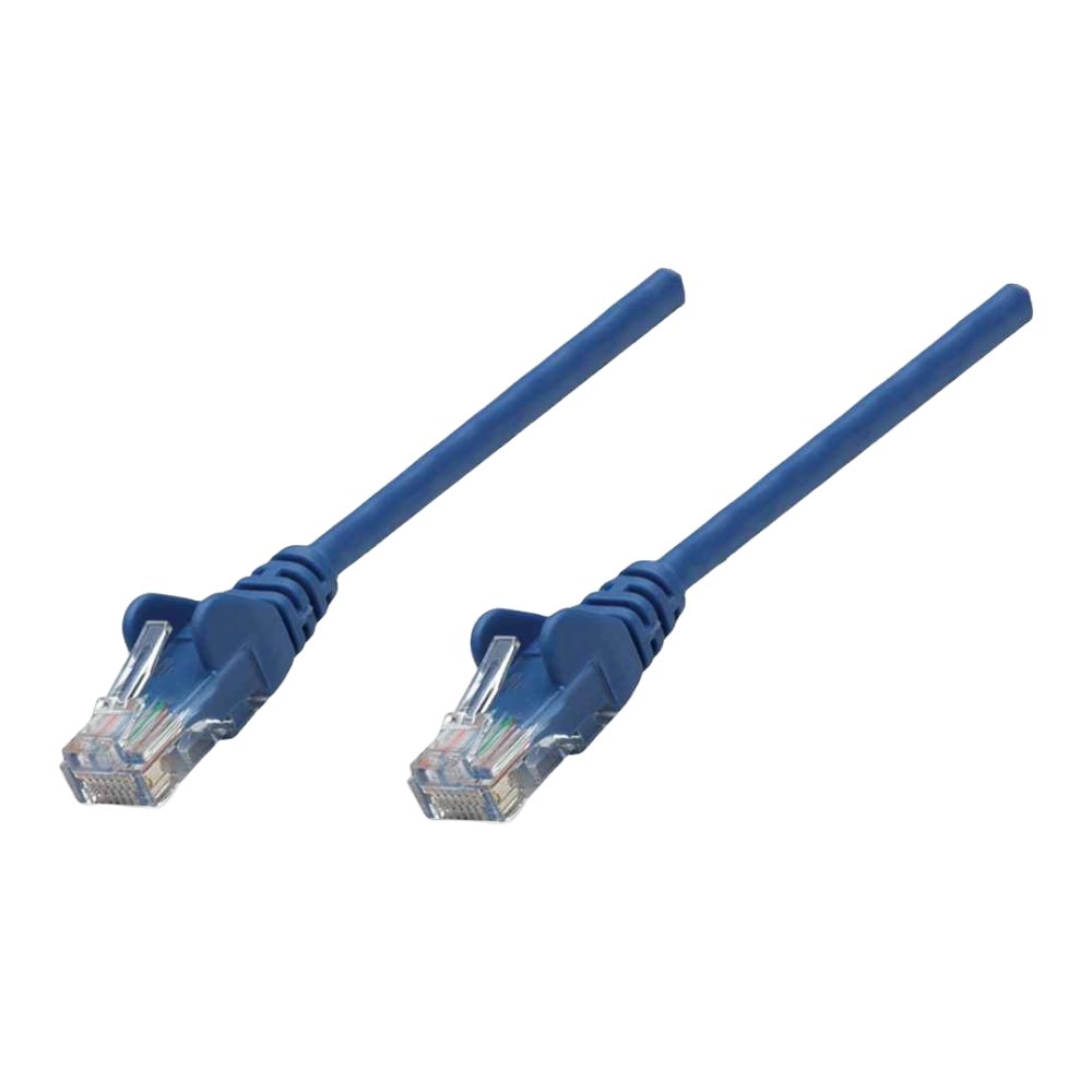 Cable de Red Patch Cord CAT6 Azul 0.5 mts Intellinet