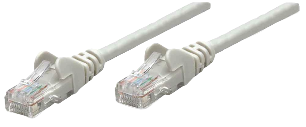 Cable de Red Patch Cord CAT5e Gris 2 mts Intellinet