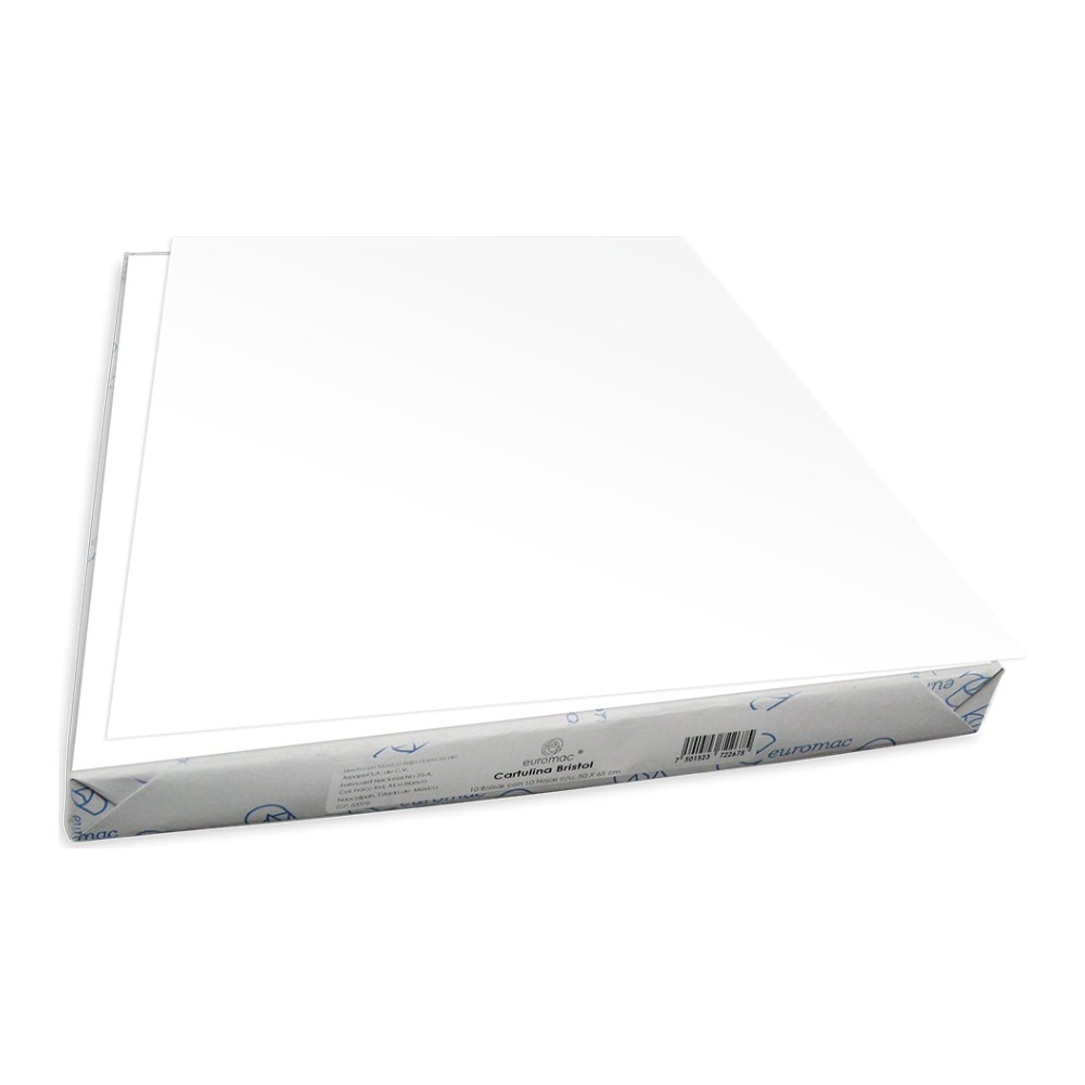 Cartulina Bristol 50 Kg Blanca C/ 100 pzs Arpapel