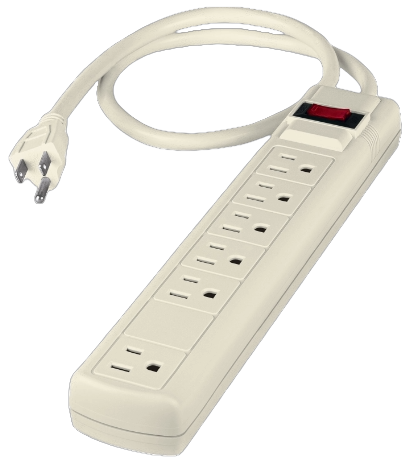 Multicontacto Uso Rudo C/ Supresor Picos 6 Entradas 47184 Truper