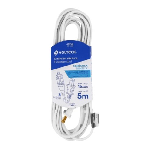 Extension Domestica Blanca 5 mts 40154 Truper