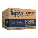 Papel Higienico Jumbo Jr 180 mts C/ 12 pzs HD180 Fapsa