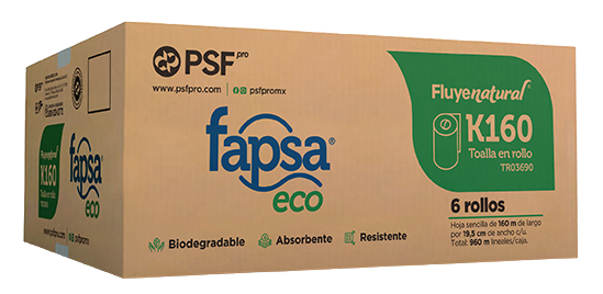 Toalla Rollo Color Kraft 8" X 350