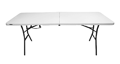 Mesa Plegable Blanca Portafolio 244 x 76 cms Lifetime