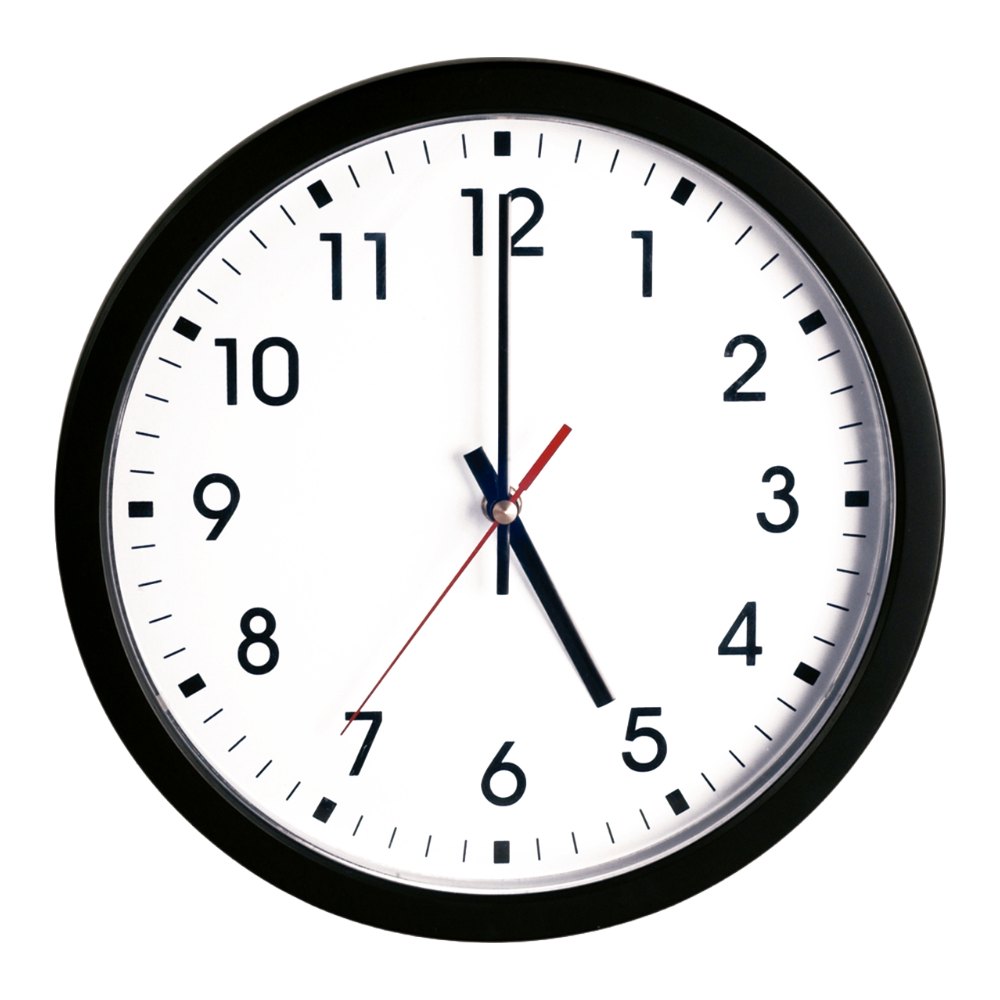 Reloj de Pared Negro Fragments