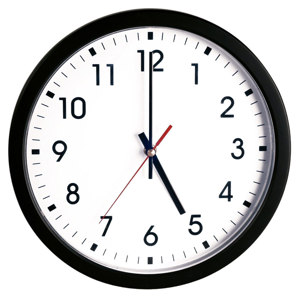 Reloj de Pared Negro Fragments