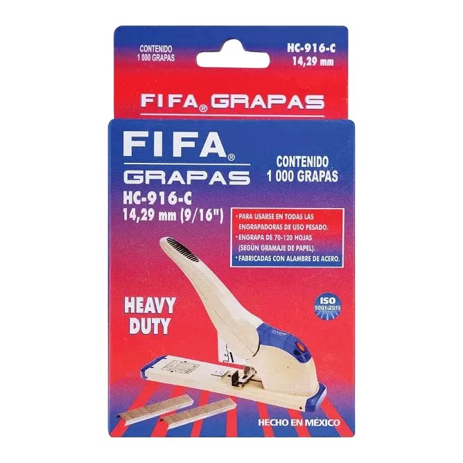 Grapa Industrial 9/16" C/ 1,000 pzs Fifa