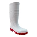Bota Blanca PVC C/ Suela Nitrilo Resistente a Solventes y Acidos B-PVC-BR Lica