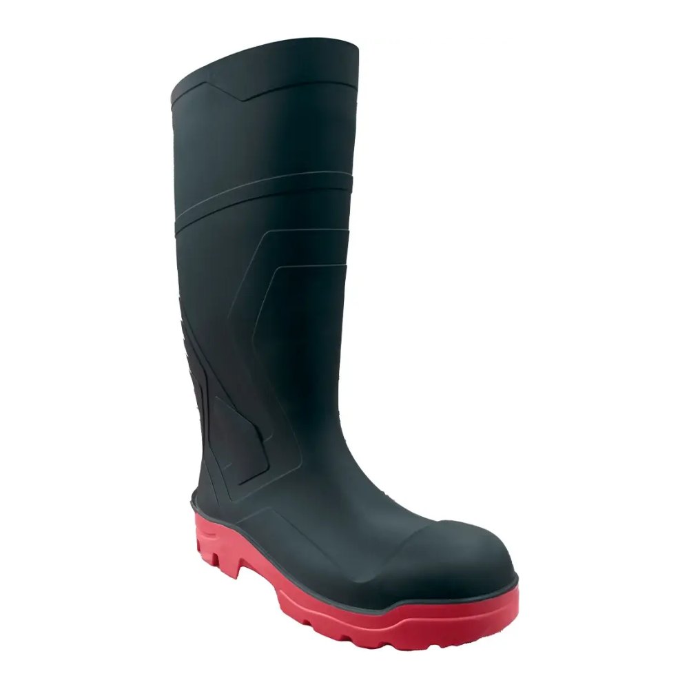 Bota Negra PVC C/ Suela Nitrilo Resistente a Solventes y Acidos B-PVC-NR Lica