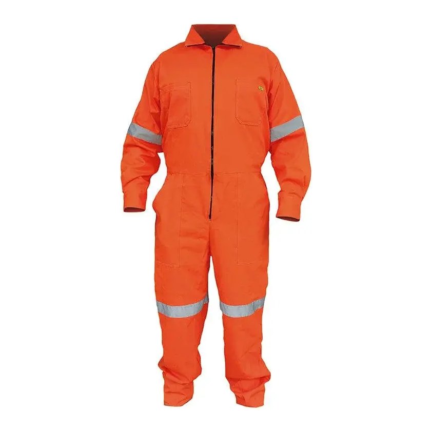 Overol Naranja Manga Larga C/ Reflejante Lica