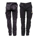 Pantalon Premium Tipo Cargo Negro Refuerzo Rodillas Lica