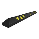 Tope Estacionamiento 178 cms Caucho Sintetico C/ Franjas Reflectivas Lica