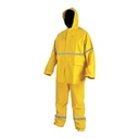 Impermeable Amarillo Chamarra C/ Capucha y Pantalon Lica
