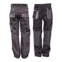 Pantalon Tipo Cargo Negro C/ Gris Costuras Reforzadas Lica