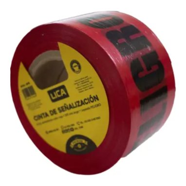 Cinta Delimitadora 3" Peligro 305 mts Lica
