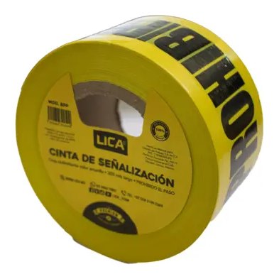 Cinta Delimitadora 3" Prohibido El Paso 305 mts Lica