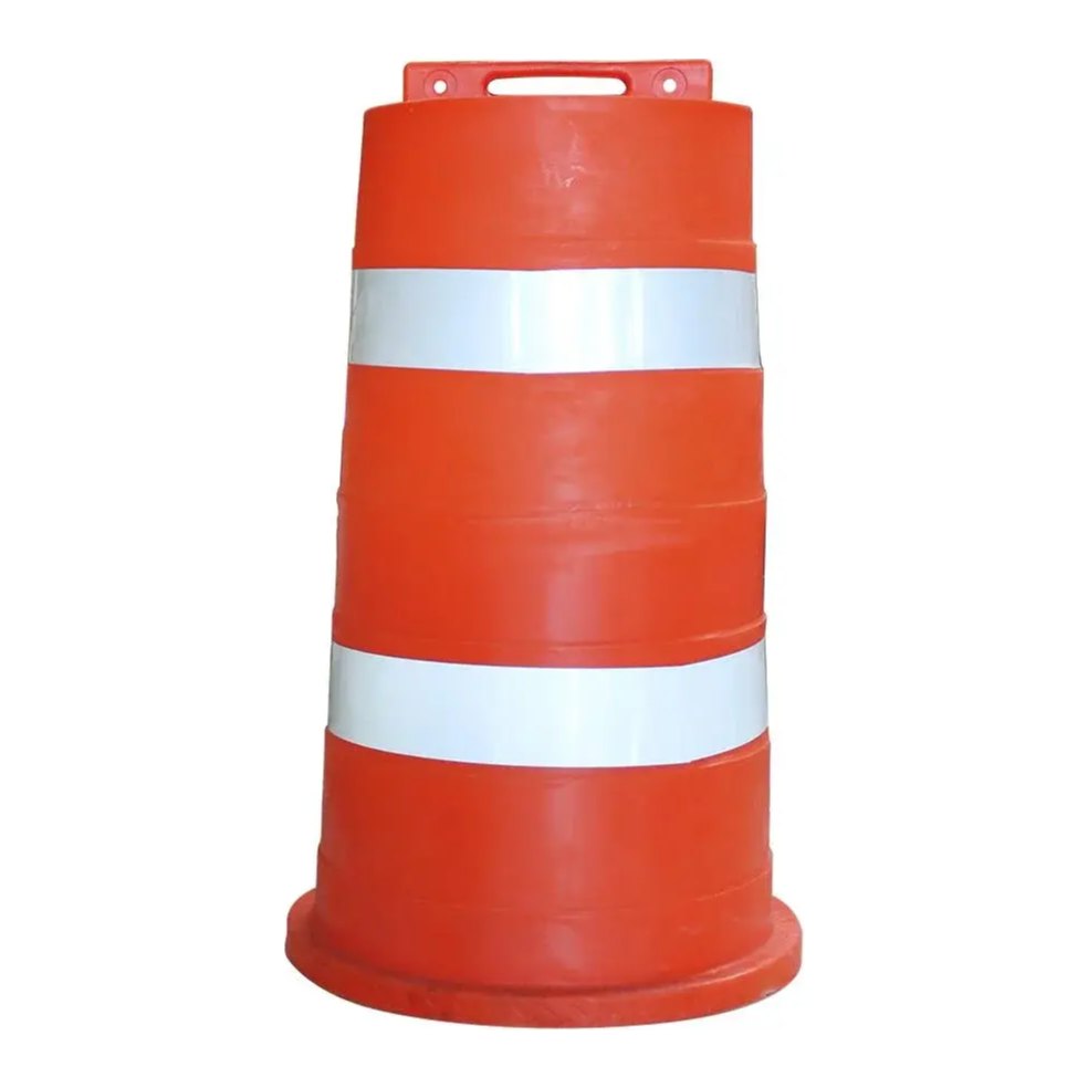 Trafitambo Señalizacion Naranja Doble Reflejante 4" 98 cms Lica