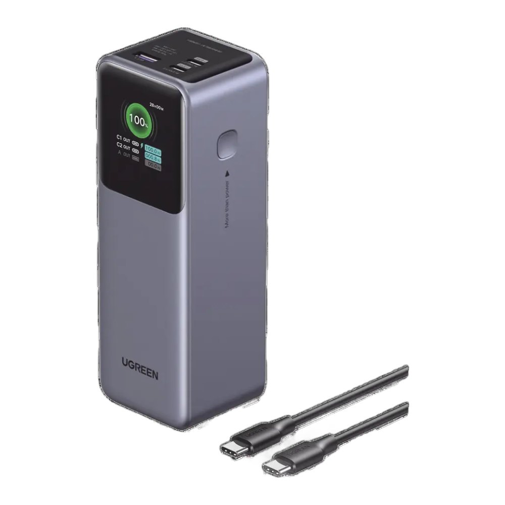 Power Bank Pantalla Inteligente 25,000 mAh 145W Max Ugreen