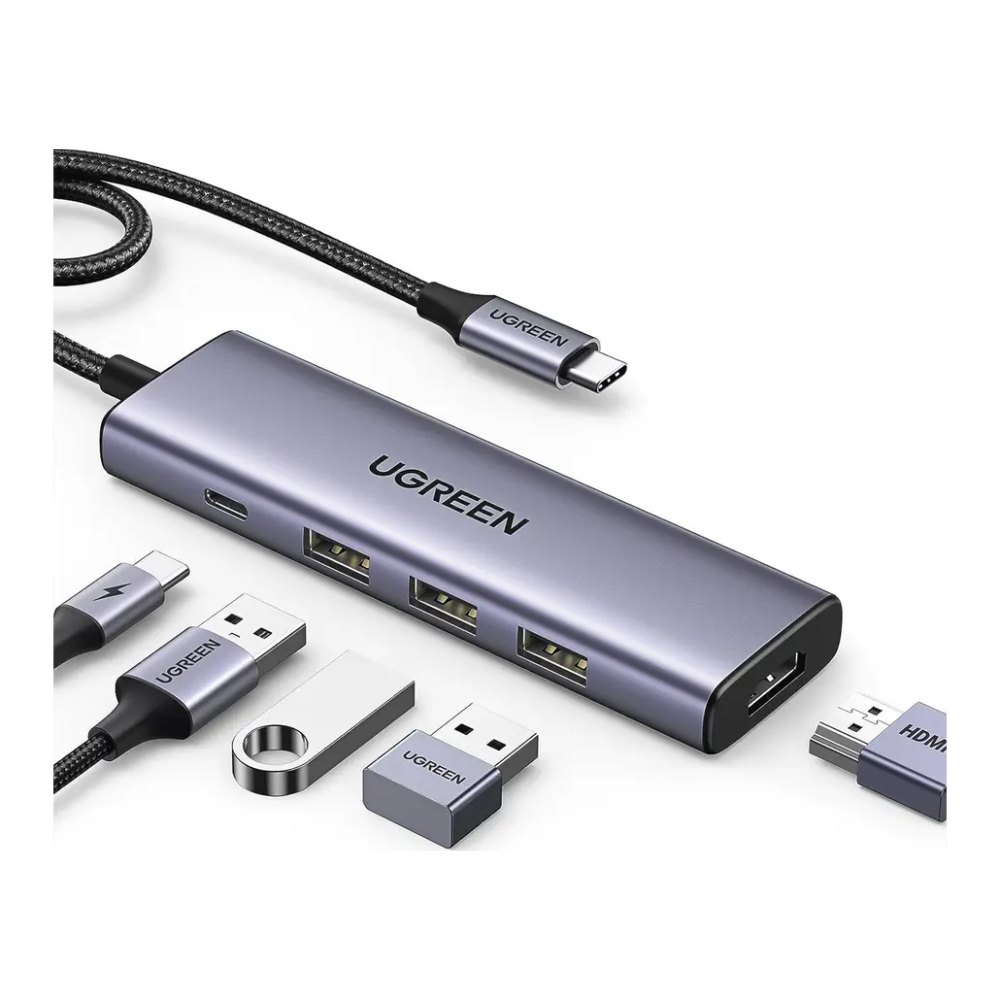 Usb-C Hub Docking Station 5 en 1 C/ HDMI 2.0 4K@30Hz Ugreen