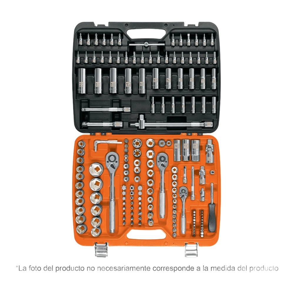 Juego 172 Herramientas 1/4", 3/8" y 1/2" mm P/ Mecanico 102411 Truper
