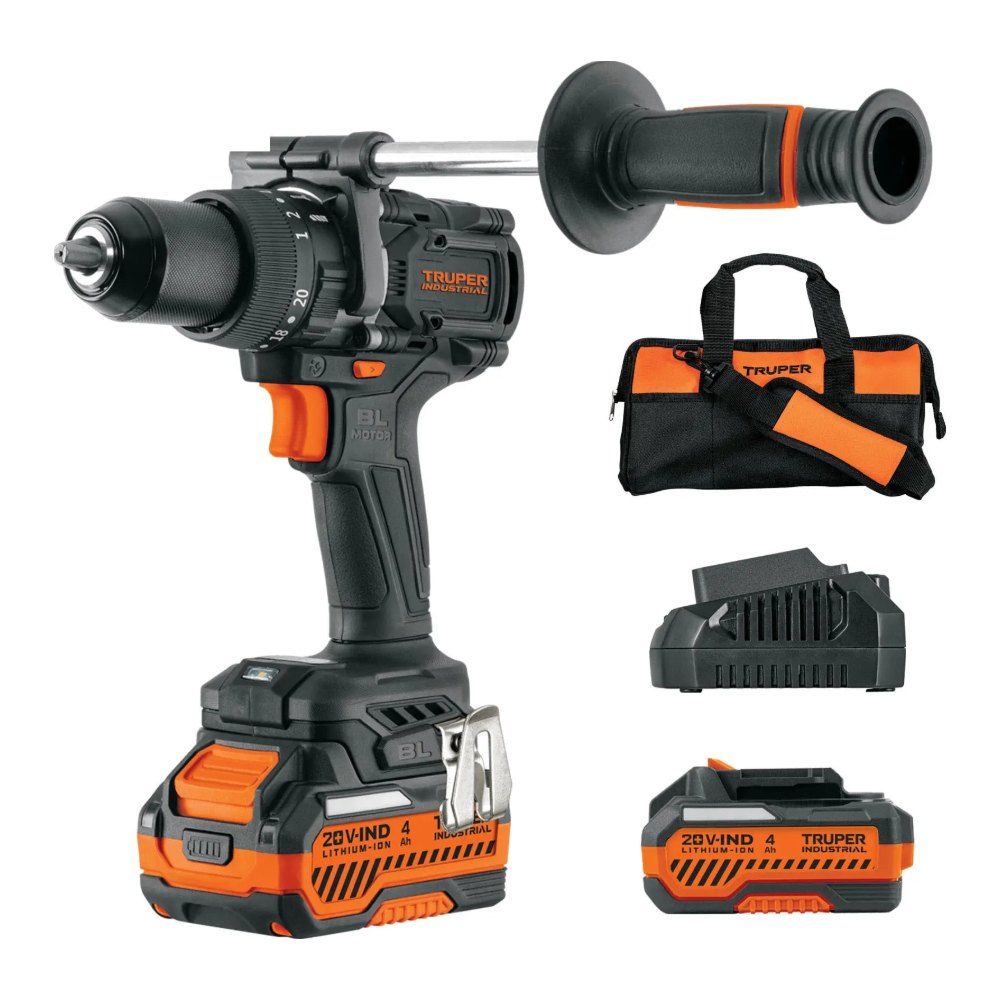 Rotomartillo 1/2" 20V 150Nm C/ 2 Baterías 104271 Truper