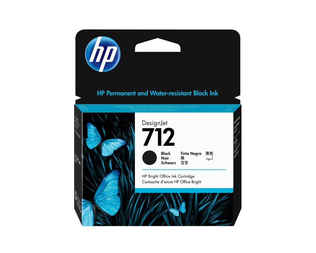 Cartucho HP 712A Negro 80ml