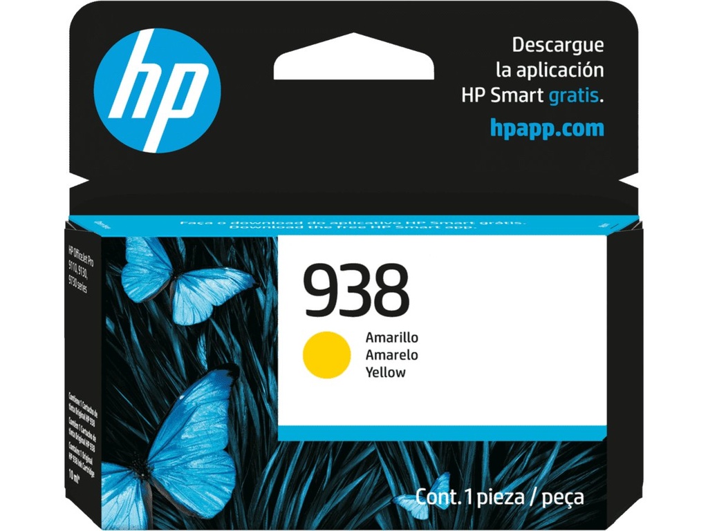Cartucho HP 938 Amarillo
