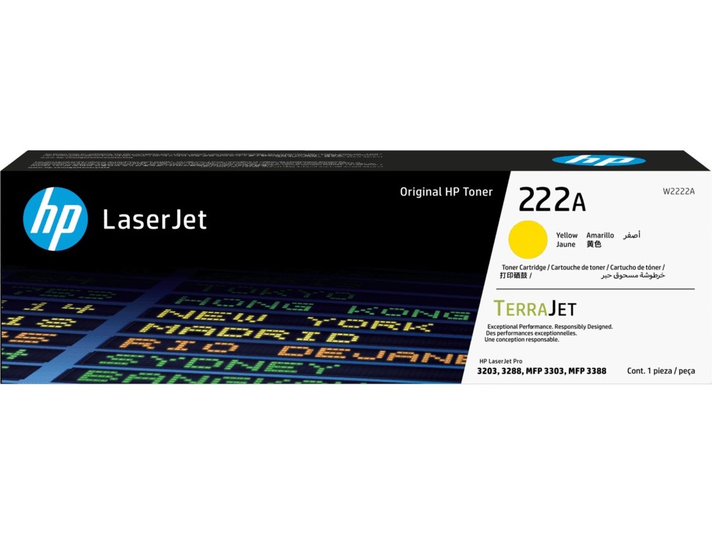 Toner HP 222A Amarillo
