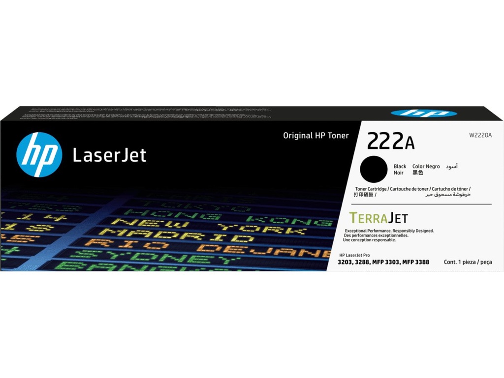 Toner HP 222A Negro