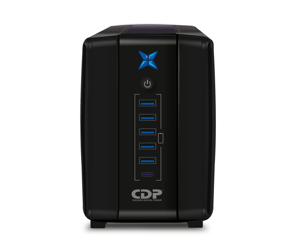 No Break CDP R-UPR1008 1000VA 500W 8 Contactos