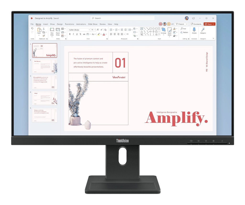 Monitor Lenovo ThinkVision E24-40 23.8 FHD 100Hz HDMI DisplayPort