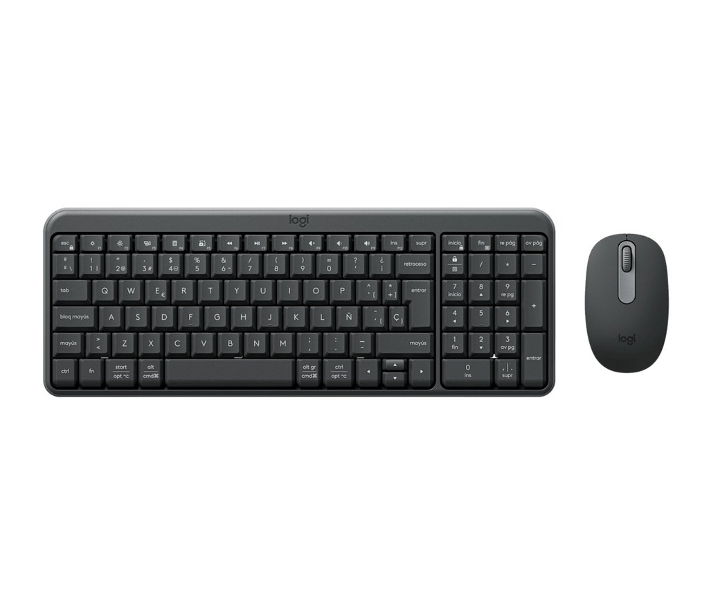 Kit Teclado y Mouse Logitech MK250 Bluetooth Grafito