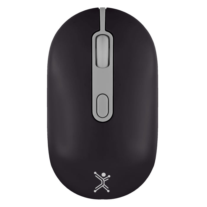 Mouse Perfect Choice Recargable 2.4GHz Bluetooth Silencioso Negro