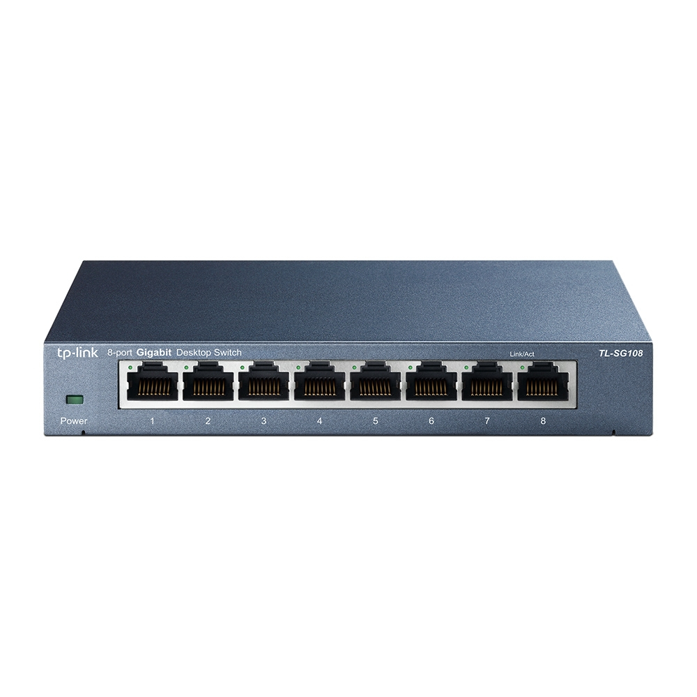 Switch TP-Link TL-SG108 8 Puertos Gigabit Escritorio