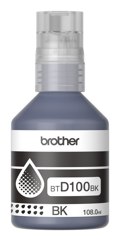 Botella Tinta Brother BTD100BK Negro