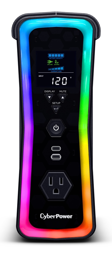 No Break Cyberpower GX150C2 1500VA 1000W PFC Activo LCD