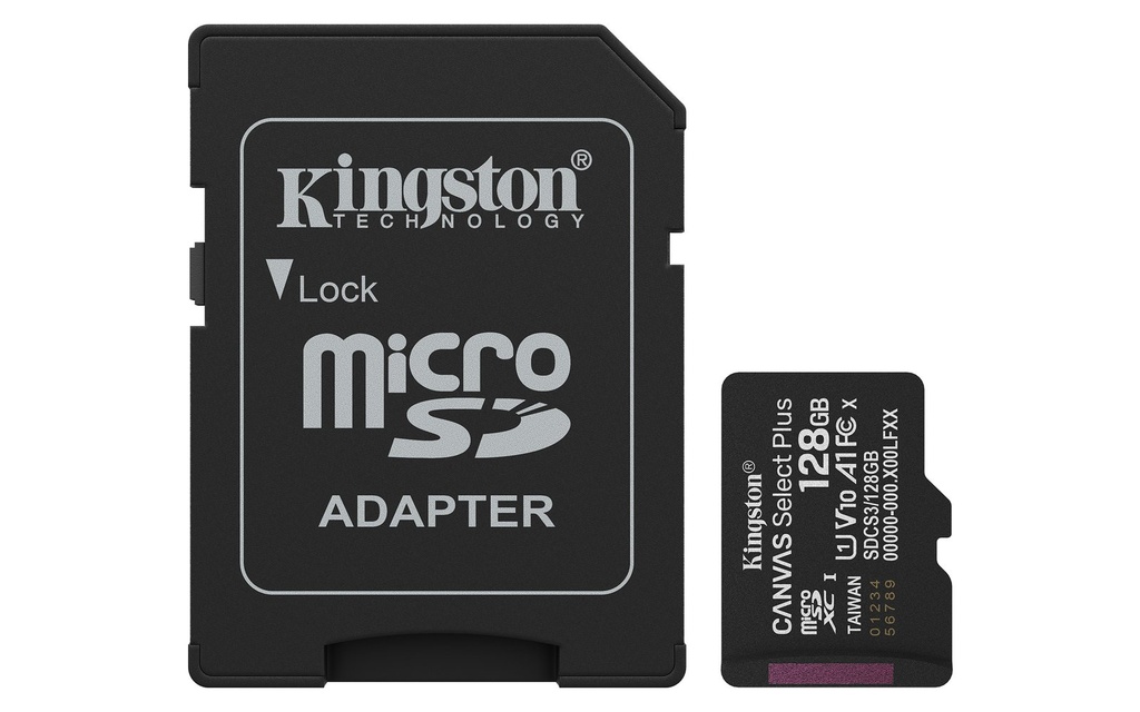 Memoria Micro SD Kingston Canvas Select Plus 128GB