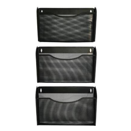 Revistero Pared Mesh C/ 3 pzs Nextep