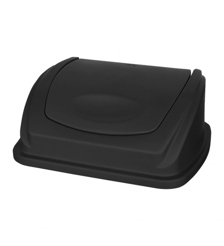 Tapa Balancin Frontal Compatible C/ Cesto Rectangular 65 Lts Sablon Negro