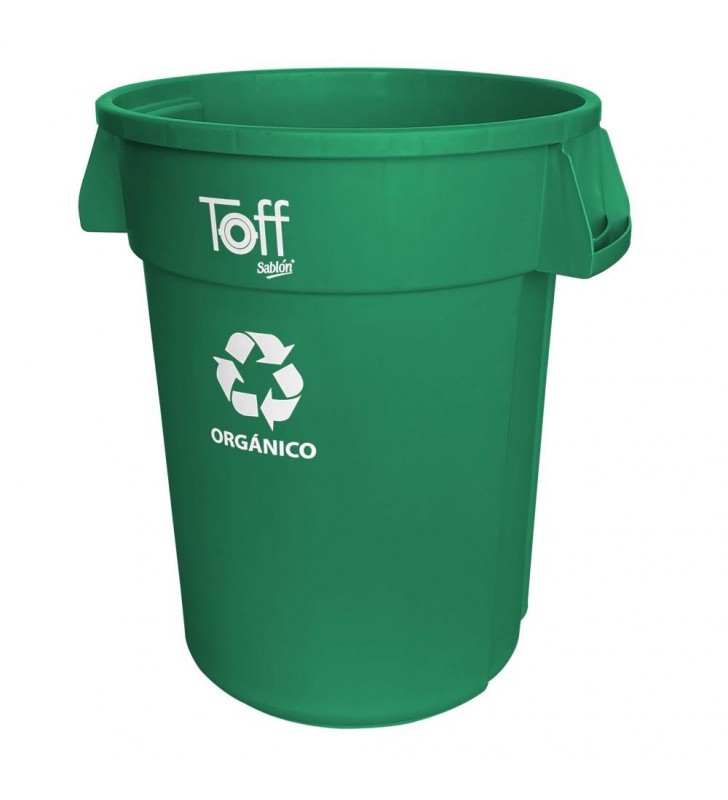 Contenedor Basura TOFF 120 Lts C/ Impresión Sablon