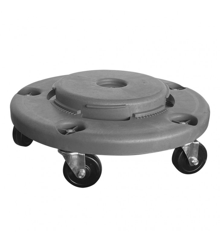 Base C/ Ruedas Compatible C/ Cesto TOFF 120 Lts Sablon Gris