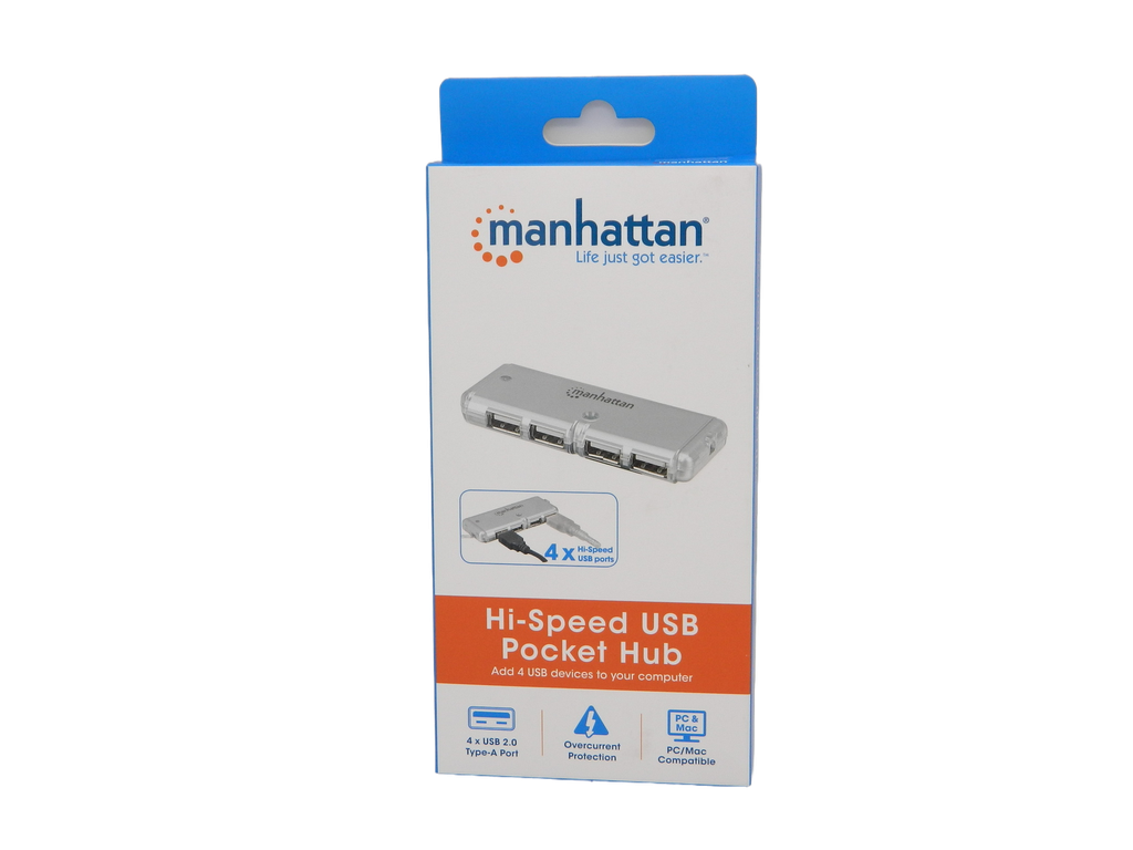 Usb Hub 4 Puertos Manhattan