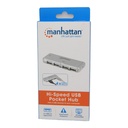 Usb Hub 4 Puertos Manhattan