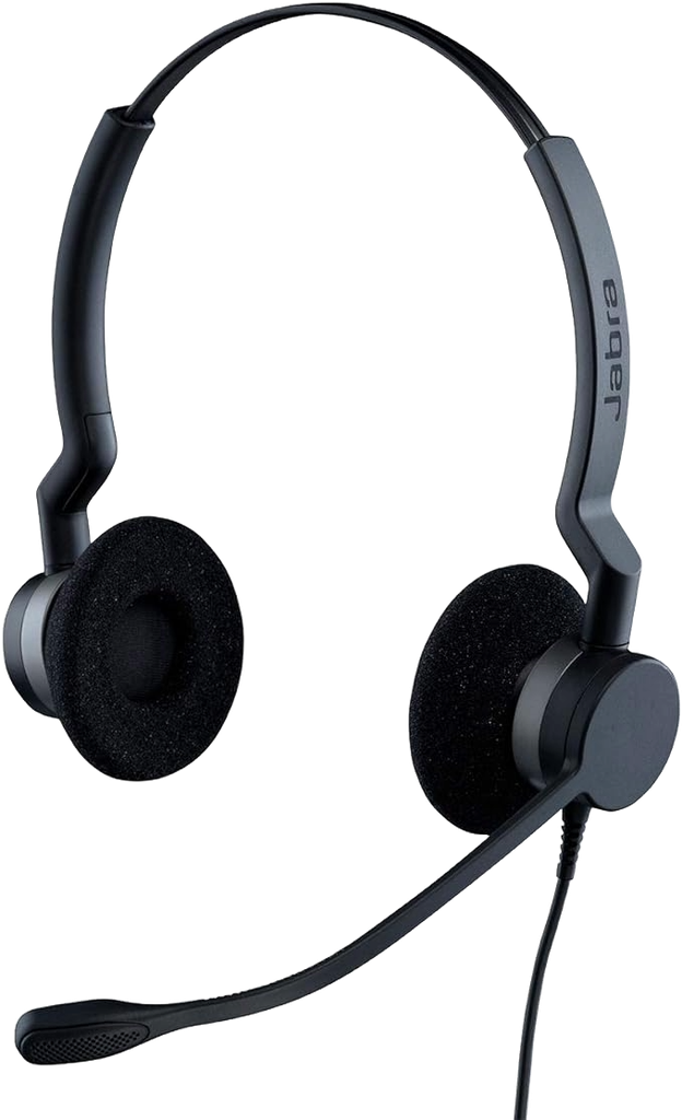 Audifonos Diadema Biz 2300 UC Duo Alambrico USB Jabra