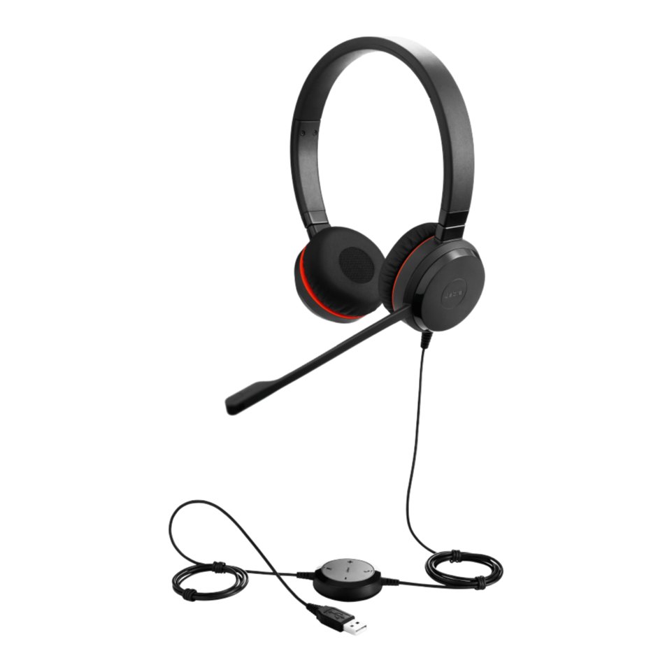 Audifonos Diadema Evolve 30 II MS Duo Alambrico USB Jabra