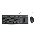Kit Teclado y Mouse Alambrico Usb Negro MK120 Logitech