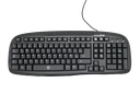 Teclado Multimedia Alambrico Usb Negro Perfect Choice