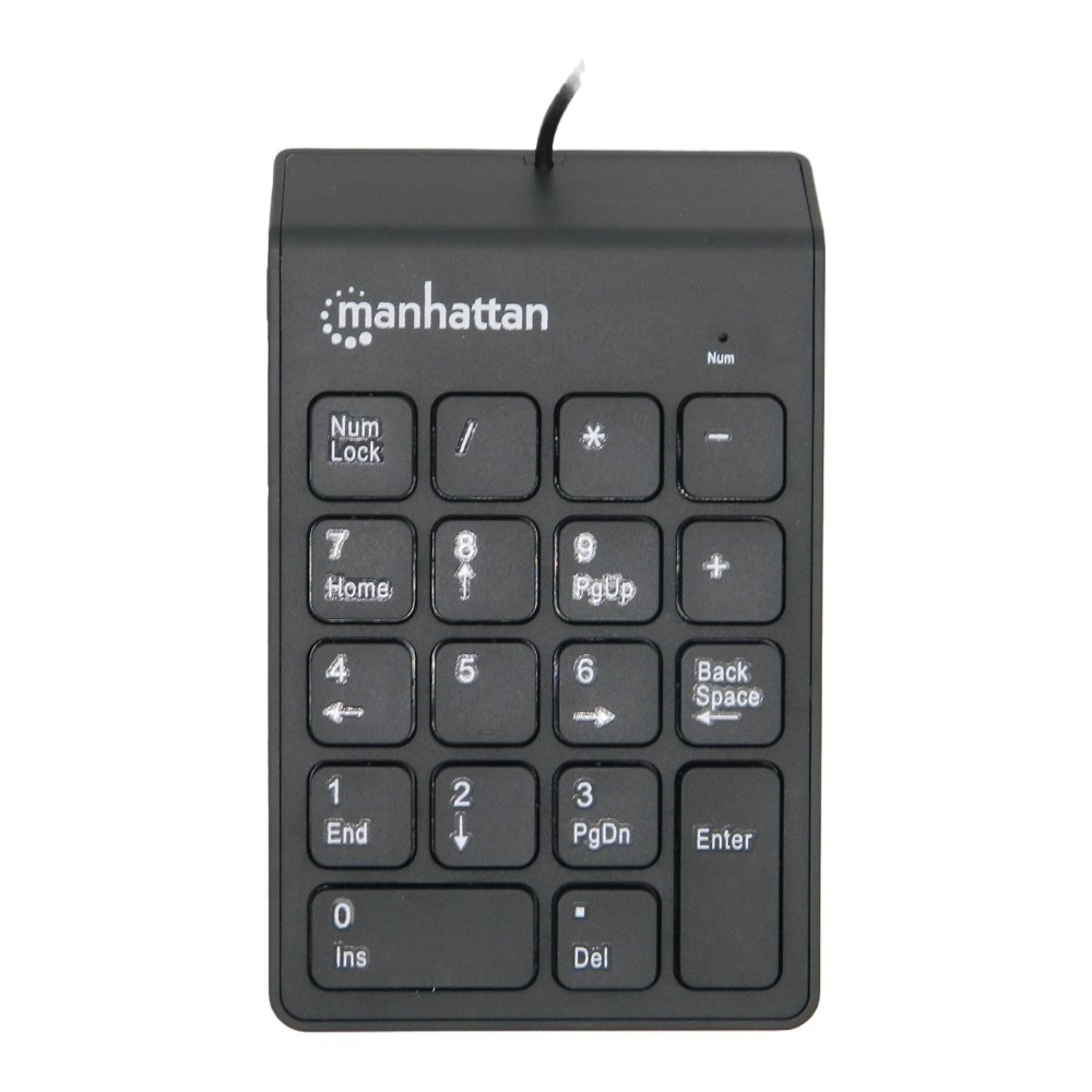 Teclado Numerico Usb Negro Manhattan